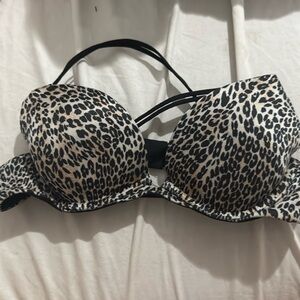 Cheetah print push up bra size 32A